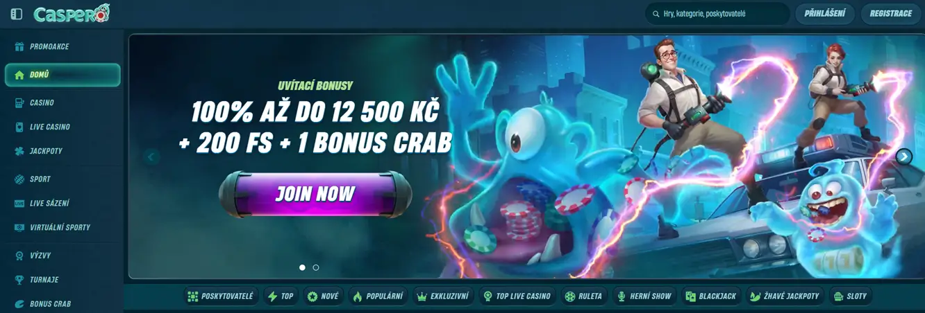 Strona glowna online Caspero Casino