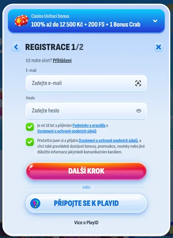 nomini-casino-registrace